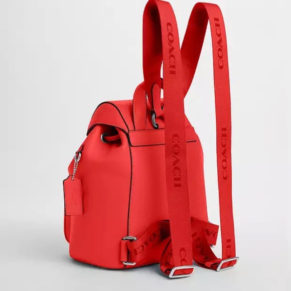 New❤️ Coach Red Backpack🎒 - Picture 2 of 4